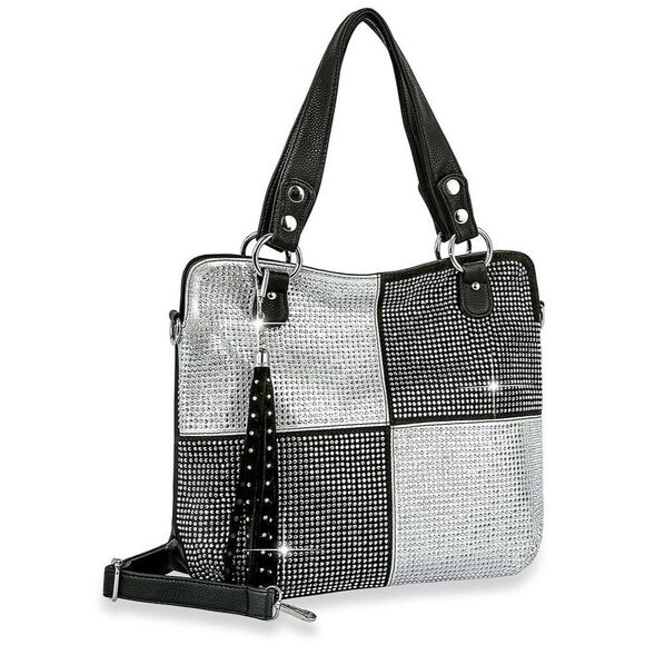 Unbranded Handbags - Women Four Square Fashion Handbag Rhinestone Bling Sequin Evening Bags Beaded